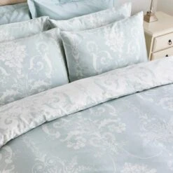Laura Ashley Josette Duck Egg Duvet Set -Bedding Store 44299 6150