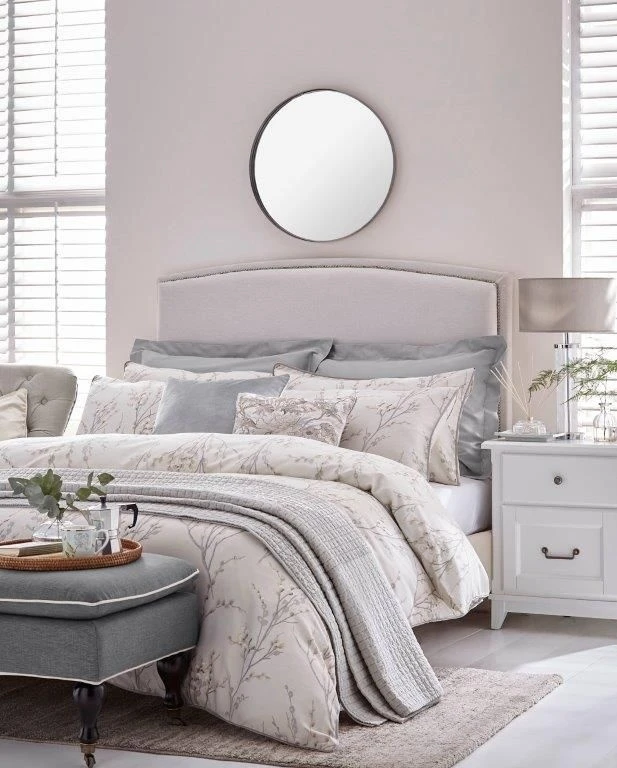 Laura Ashley Pussy Willow Dove Grey Duvet Set 1 Laura Ashley Pussy Willow Dove Grey Duvet Set