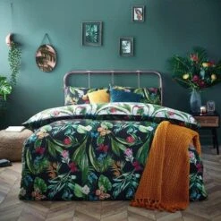 Furn Azura Floral Duvet Cover Set Dark Bloom -Bedding Store 53561 25562