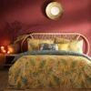 Furn Mazari Exotic Jungle Duvet Cover Set Mustard