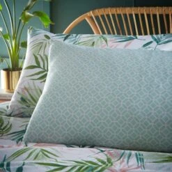 Furn Bali Palm Botanical Duvet Cover Set Green -Bedding Store 53564 25543