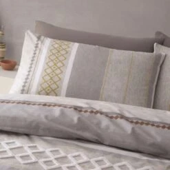 Pineapple Elephant Kadin Natural Duvet Set -Bedding Store 53900 24579