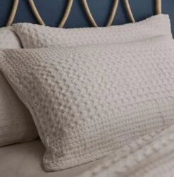 Pineapple Elephant Caspian Stone Waffle Duvet Set -Bedding Store 53901 24582