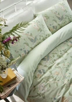 Laura Ashley Summer Palace Eau De Nil Duvet Cover Set -Bedding Store 54111 23797